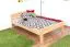 Lit junior Easy Premium Line K5 140 x 200 cm | Hêtre massif naturel | Sommier à lattes inclus