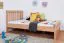 Lit enfant ou adolescent Easy Premium Line K8 | 120 x 200 cm | Hêtre massif naturel | 1 panneau de finition inclus