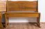 Banc d’angle en pin massif | Finition chêne rustique | Junco 243 | 84 x 110 x 152 cm