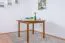 Table ronde en pin massif | Finition chêne rustique | Junco 235B | Diamètre 120 cm