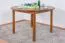 Table ronde en pin massif | Finition chêne rustique | Junco 235B | Diamètre 120 cm