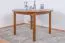 Table ronde en pin massif | Finition chêne rustique | Junco 235B | Diamètre 120 cm