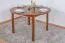 Table ronde en pin massif | Finition chêne rustique | Junco 235B | Diamètre 120 cm