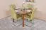 Table ronde en pin massif | Finition chêne rustique | Junco 235B | Diamètre 120 cm