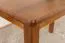 Table en pin massif couleur chêne rustique Junco 227B (carré) - 100 x 60 cm (L x P)