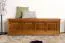 Banc avec espace de rangement en pin massif, chêne rustique 179 - Dimensions : 50 x 154 x 46 cm (H x L x P)