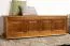Banc avec espace de rangement en pin massif, chêne rustique 179 - Dimensions : 50 x 154 x 46 cm (H x L x P)