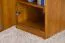Bureau Pipilo 19 en bois massif | Pin et chêne | Finition rustique | 78 x 182 x 54 cm | Rangement optimisé