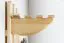 Vestiaire mural pin massif naturel Junco 345 | 125 x 50 x 33 cm | Design moderne et solide