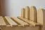 Vestiaire mural pin massif naturel Junco 345 | 125 x 50 x 33 cm | Design moderne et solide