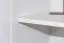 Commode en bois de pin massif, blanc Junco 157 - Dimensions : 140 x 89 x 41 cm (H x L x P)