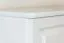 Commode blanche en pin massif Junco 157 | Design moderne | 140 x 89 x 41 cm