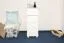 Commode pin massif blanc Junco 146 | 4 tiroirs | 100 x 40 x 42 cm | Design moderne