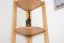 Étagère d’angle en pin massif Junco 60 | Finition aulne chaleureuse | 164 x 40 x 30 cm | 4 compartiments design
