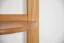 Étagère d’angle en pin massif Junco 60 | Finition aulne chaleureuse | 164 x 40 x 30 cm | 4 compartiments design
