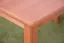 Table carrée en pin massif couleur aulne Junco 228B | 110 x 70 cm | Design moderne | Fabrication robuste