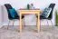 Table en bois de pin massif naturel Junco 233B (carré) - 75 x 75 cm (L x P)
