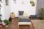 Lit simple / lit d'appoint en bois de pin massif, naturel A14, sommier à lattes inclus - Dimensions 90 x 200 cm 