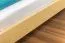 lit simple / lit d'appoint en bois de pin massif, naturel A6, sommier à lattes inclus - Dimensions : 120 x 200 cm