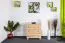 Commode pin massif naturel | 3 tiroirs | 80 x 80 x 42 cm | Design moderne | Stabilité supérieure
