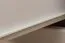 Lit simple / lit fonctionnel en pin massif laqué blanc 94, avec sommier à lattes - dimension 90 x 200 cm
