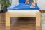 Lit simple / lit d'appoint en bois de pin massif, naturel 76, avec sommier à lattes - dimension 90 x 200 cm