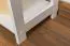 Étagère - 60 cm de large, Pin Bois-massif, Couleur: Blanc