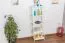Étagère sur pieds, 50 cm de large, Pin Bois-massif, Couleur: Blanc