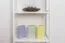 Étagère sur pieds, 50 cm de large, Pin Bois-massif, Couleur: Blanc