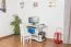 Bureau Junco 197 en pin massif laqué blanc | Design moderne | 75 x 100 x 60 cm