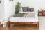 Bois massif Lit Pin 160 x 200 cm Noisette