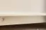 Meuble bas de télévision en pin massif laqué blanc Junco 198 - Dimensions 84 x 72 x 44 cm
