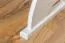 Banc d’angle en pin massif blanc | Junco 244 | 85 x 147 x 107 cm | Design moderne | Rangement intégré