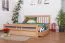 Bois massif Lit Hêtre 180 x 200 cm Naturel