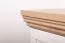 Bureau Badile 17, Couleur : Pin blanc / Marron - 80 x 147 x 55 cm (h x l x p)