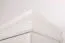 Dessus de vitrine pour commode Sentis, couleur : blanc pin - 97 x 168 x 40 cm (H x L x P)