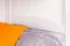 Lits superposés pour adultes "Easy Premium Line" K21/n avec 2 tiroirs et 2 caches, tête et pied de lit arrondis, en hêtre massif blanc - 90 x 200 cm (l x L), convertibles