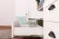Commode Segnas 05, Couleur : Pin blanc / Chêne brun - 68 x 130 x 43 cm (H x L x P)