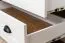 Armoire penderie Segnas 16 | Style campagne chic | Pin blanc & chêne brun | 198 x 171 x 53 cm