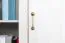 Commode Badile 02 | Pin blanc & marron | 98 x 127 x 46 cm | 3 portes, 3 tiroirs, style campagne