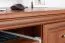 Bureau Sentis 06, Couleur : Brun foncé - 77 x 147 x 60 cm (h x l x p)