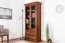 Vitrine Sentis 14, Couleur : Brun foncé - 193 x 88 x 40 cm (h x l x p)