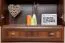 Vitrine Sentis 14, Couleur : Brun foncé - 193 x 88 x 40 cm (h x l x p)