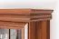 Vitrine Sentis 14, Couleur : Brun foncé - 193 x 88 x 40 cm (h x l x p)