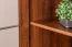 Vitrine Sentis 11, Couleur : Brun foncé - 136 x 158 x 46 cm (h x l x p)