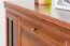 Vitrine Sentis 11, Couleur : Brun foncé - 136 x 158 x 46 cm (h x l x p)