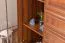 Vitrine Sentis 11, Couleur : Brun foncé - 136 x 158 x 46 cm (h x l x p)