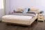 Lit simple sans métal Wooden Nature 427 | Pin cembro autrichien massif | 90 x 200 cm | Design moderne