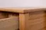 Table de chevet en chêne massif bois naturel Pirol 95 - Dimensions 56 x 40 x 35 cm (h x l x p)