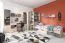 Chambre d'adolescents - Commode Chiny 11, couleur : chêne / gris - Dimensions : 95 x 110 x 40 cm (h x l x p)